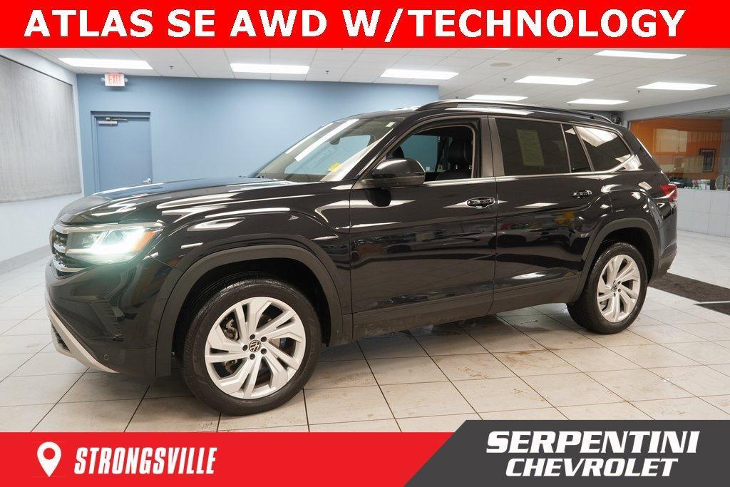 used 2021 Volkswagen Atlas car, priced at $15,609