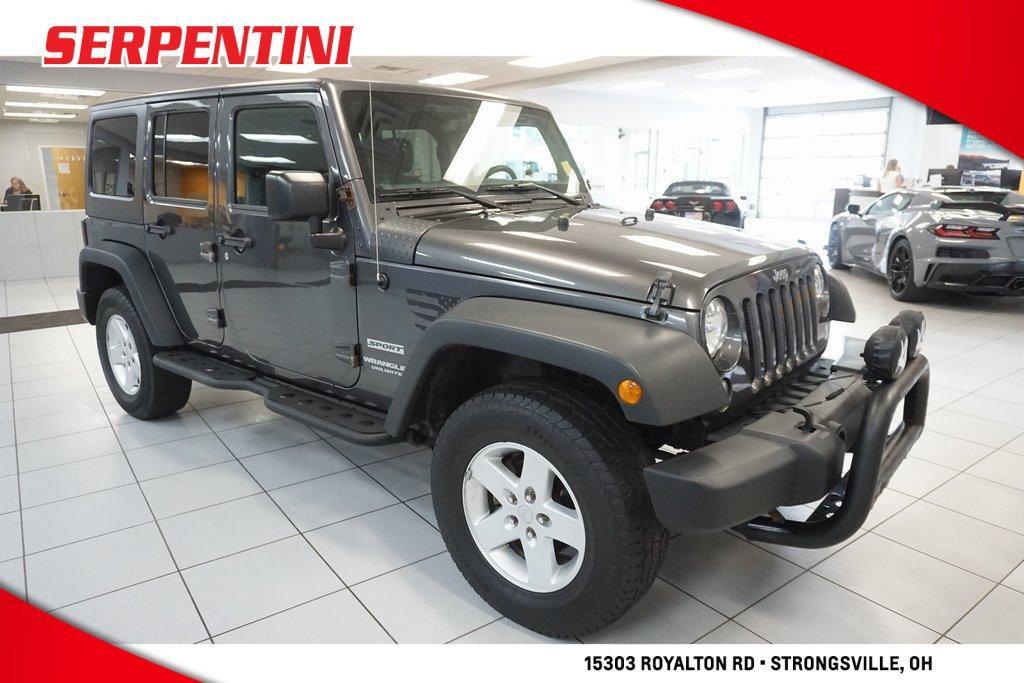 used 2017 Jeep Wrangler Unlimited car, priced at $17,995