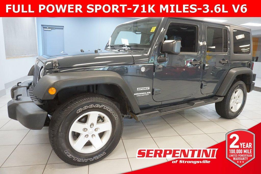 used 2017 Jeep Wrangler Unlimited car, priced at $19,709