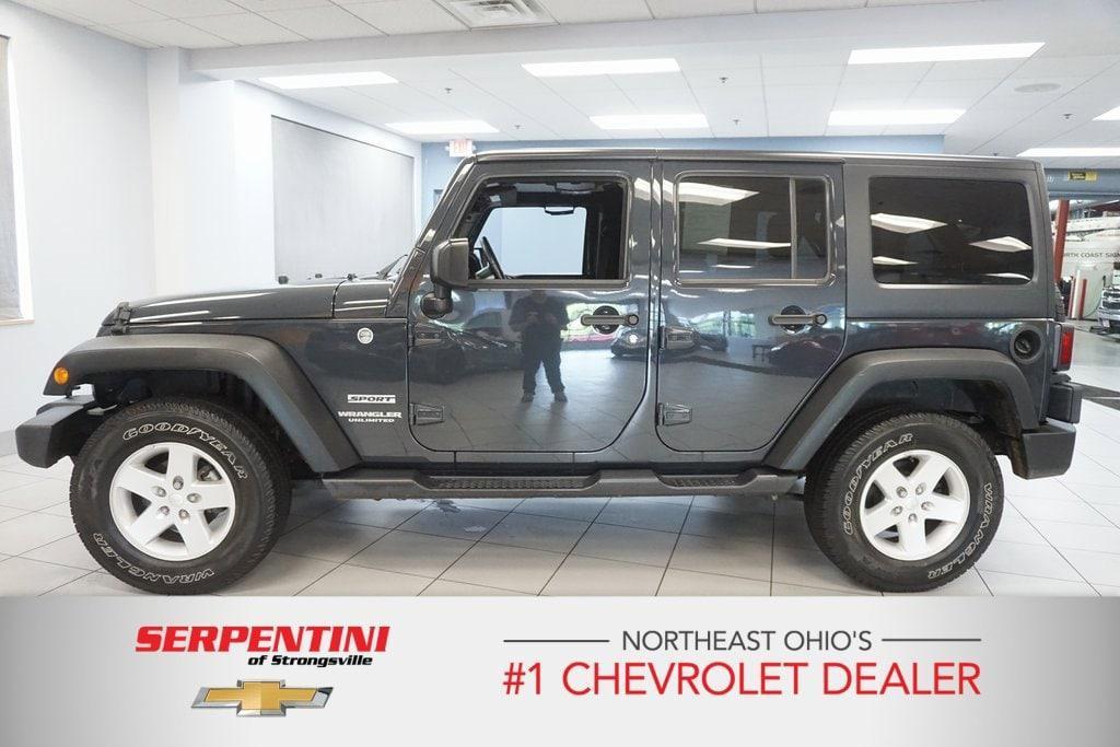 used 2017 Jeep Wrangler Unlimited car, priced at $19,709