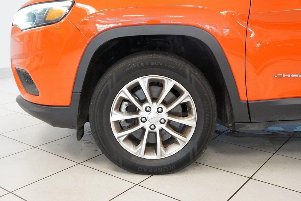 used 2021 Jeep Cherokee car, priced at $19,645