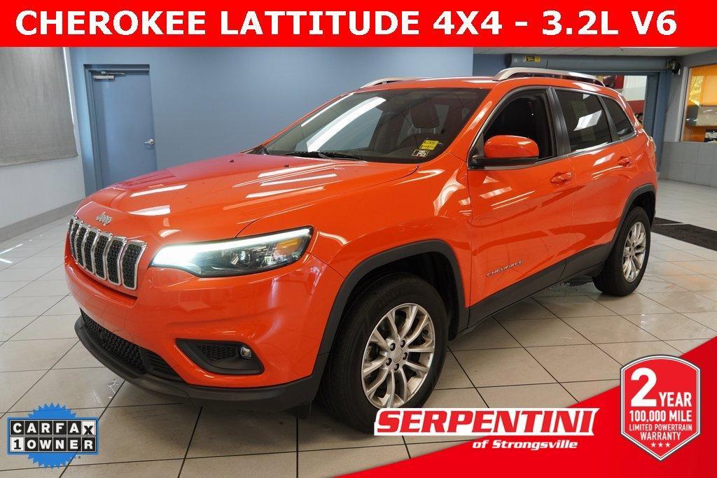 used 2021 Jeep Cherokee car, priced at $19,645