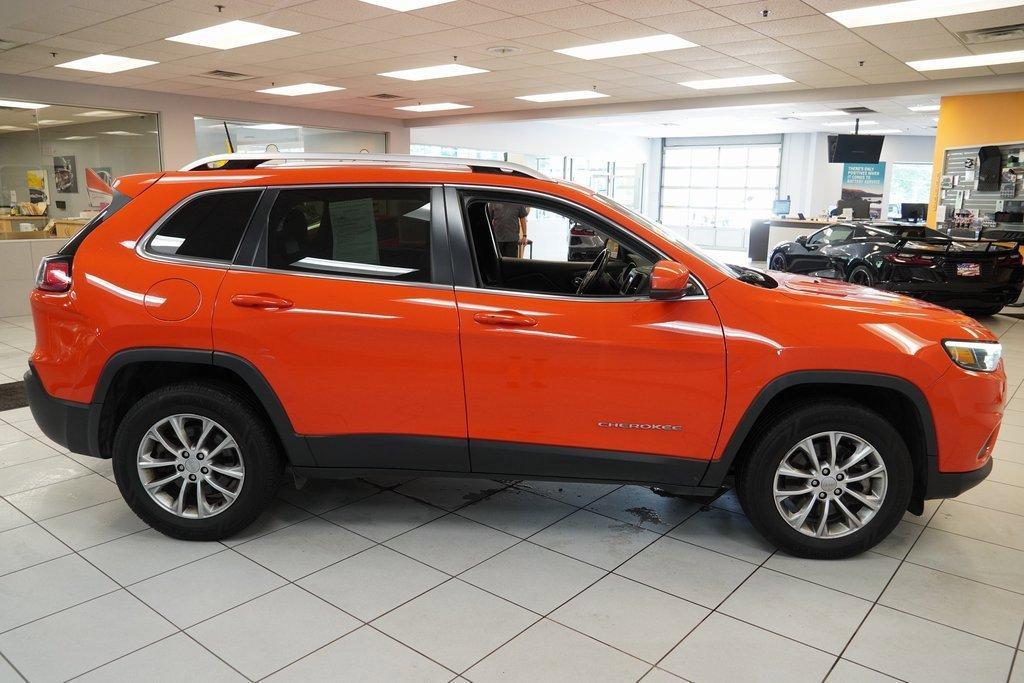 used 2021 Jeep Cherokee car, priced at $19,645