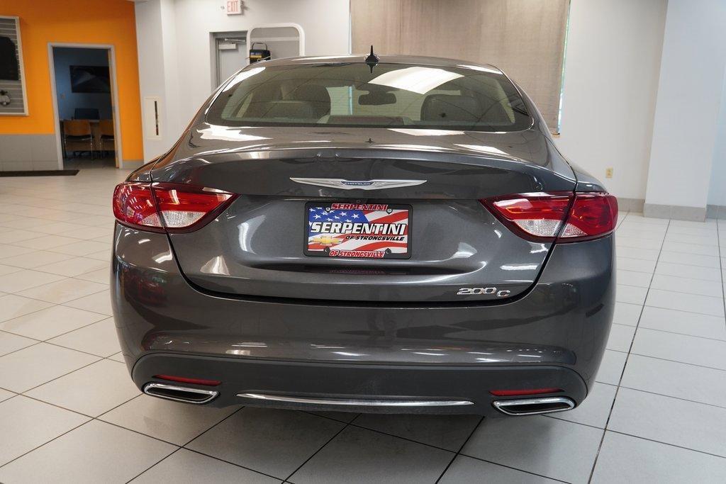 used 2015 Chrysler 200 car, priced at $10,900
