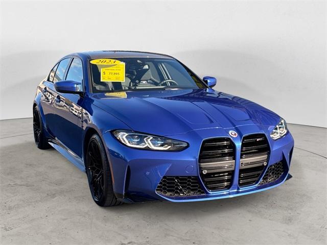 used 2023 BMW M3 car, priced at $77,995