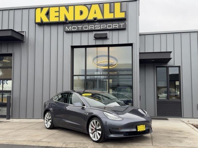 used 2018 Tesla Model 3 car, priced at $27,995