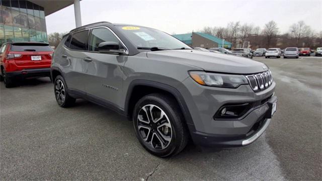 used 2022 Jeep Compass car, priced at $23,200