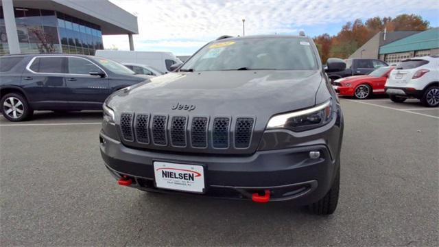 used 2021 Jeep Cherokee car, priced at $27,600