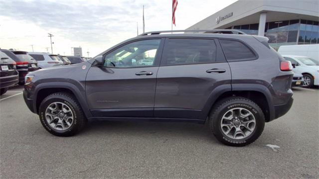 used 2021 Jeep Cherokee car, priced at $27,600