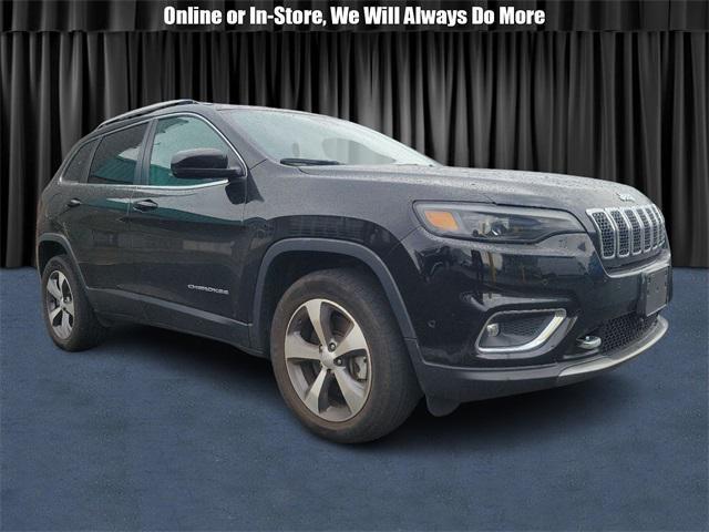 used 2021 Jeep Cherokee car, priced at $27,099