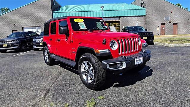 used 2021 Jeep Wrangler Unlimited car, priced at $35,700