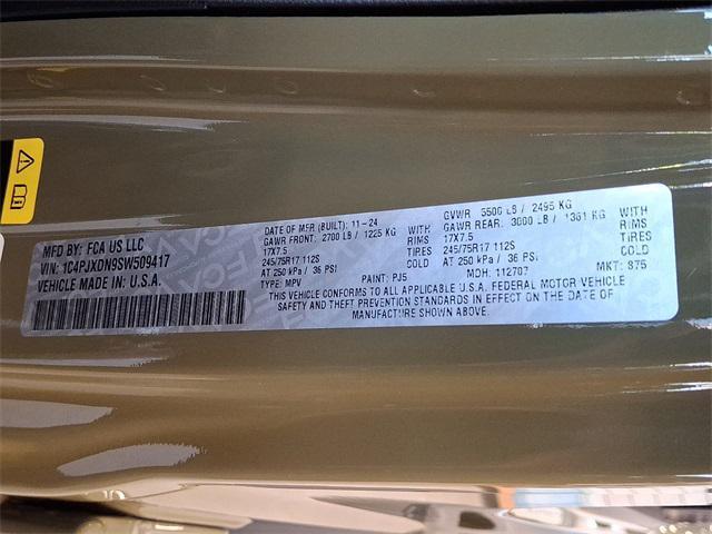 new 2025 Jeep Wrangler car, priced at $64,500
