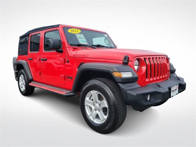 used 2023 Jeep Wrangler car, priced at $37,700