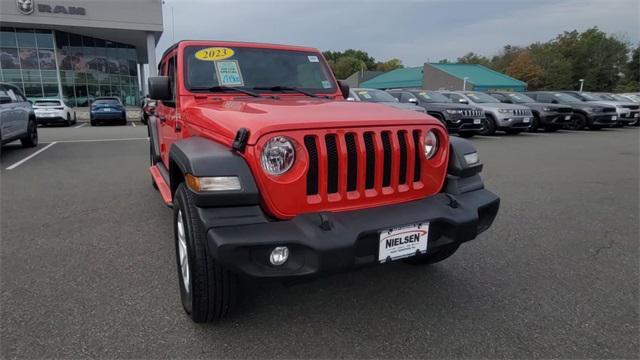 used 2023 Jeep Wrangler car, priced at $36,600