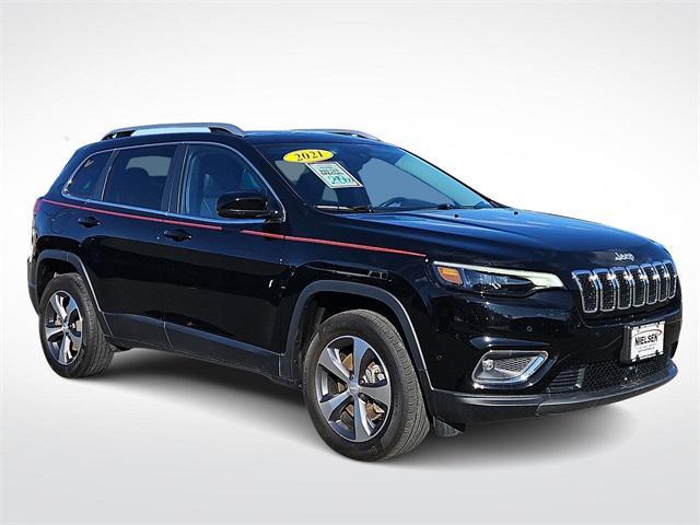 used 2021 Jeep Cherokee car, priced at $21,995