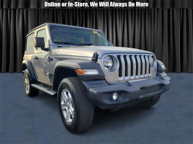 used 2021 Jeep Wrangler car, priced at $31,500