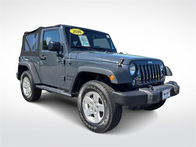 used 2016 Jeep Wrangler car, priced at $19,500