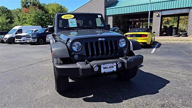 used 2016 Jeep Wrangler car, priced at $19,500
