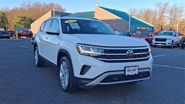 used 2021 Volkswagen Atlas car, priced at $26,600