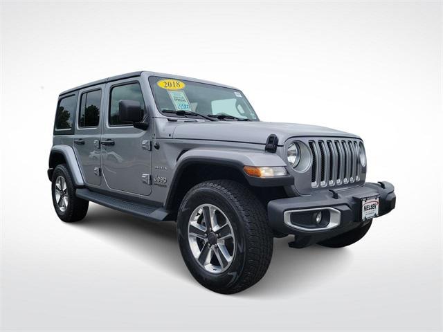 used 2018 Jeep Wrangler Unlimited car, priced at $32,574