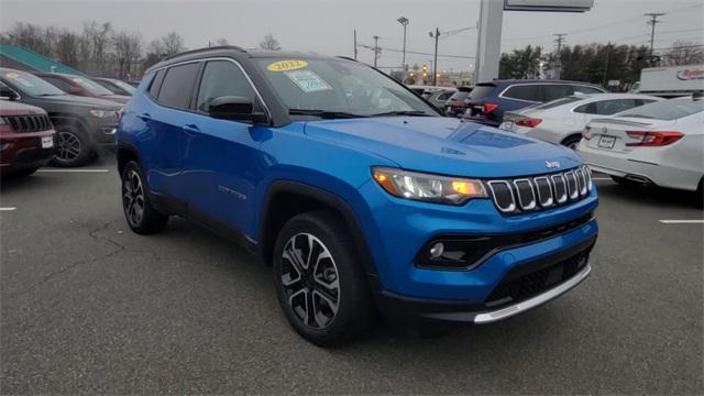 used 2022 Jeep Compass car, priced at $27,307
