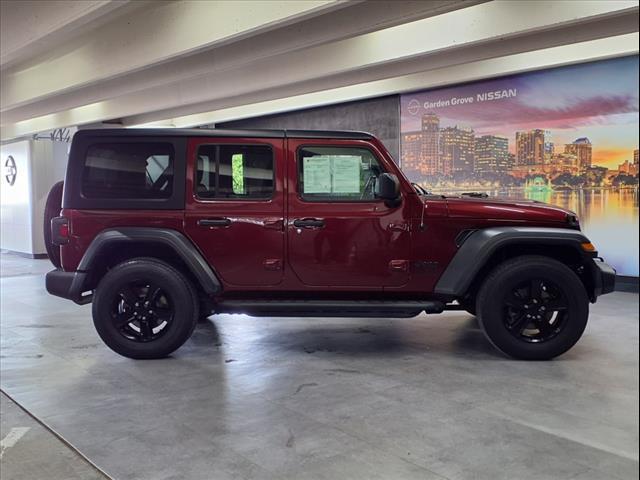 used 2022 Jeep Wrangler Unlimited car, priced at $33,998