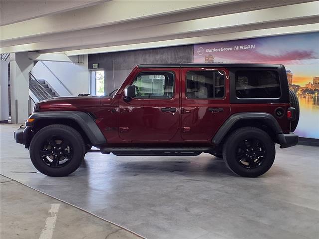 used 2022 Jeep Wrangler Unlimited car, priced at $33,998