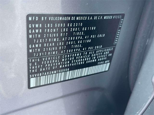 used 2022 Volkswagen Tiguan car, priced at $19,900