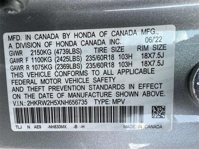 used 2022 Honda CR-V car, priced at $26,900