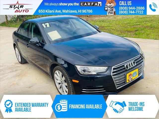 used 2017 Audi A4 car, priced at $21,800