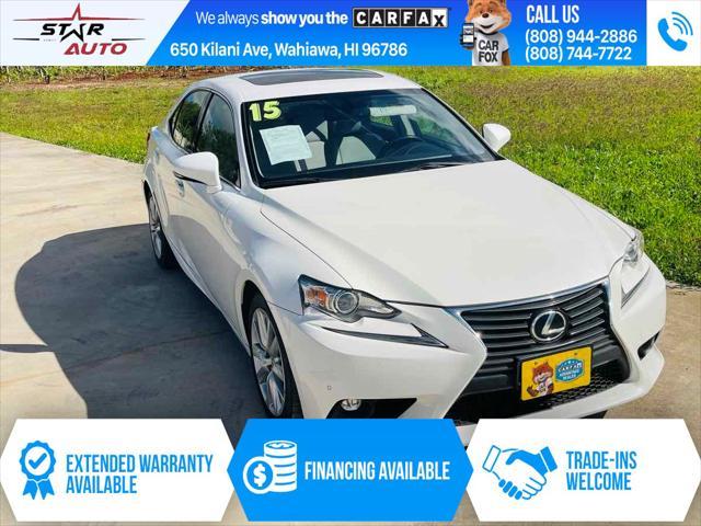 used 2015 Lexus IS 250 car, priced at $23,899