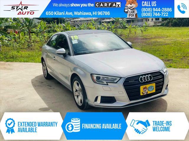 used 2018 Audi A3 car, priced at $22,800