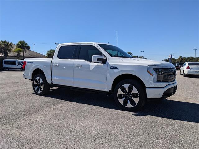 new 2025 Ford F-150 Lightning car, priced at $78,685