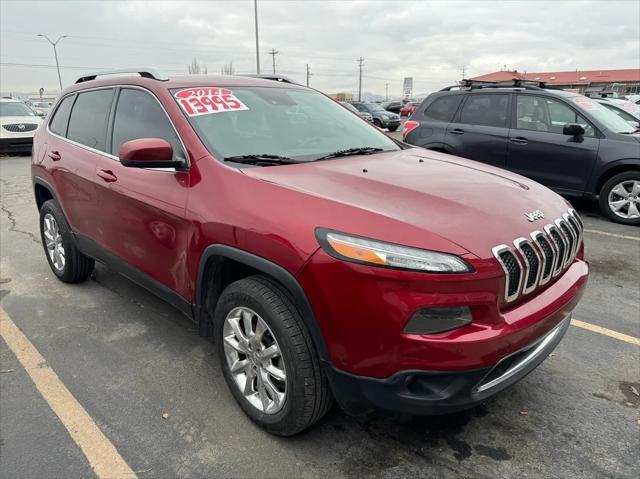 used 2014 Jeep Cherokee car, priced at $13,995