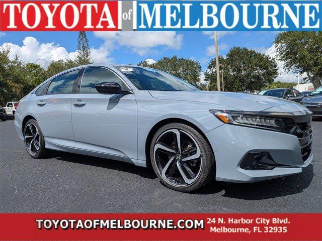 used 2022 Honda Accord car, priced at $23,499