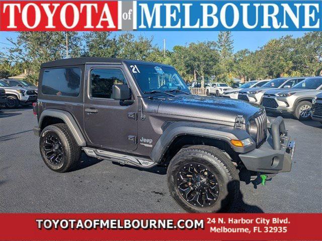 used 2021 Jeep Wrangler car, priced at $19,998