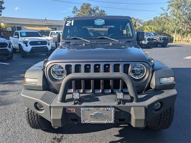 used 2021 Jeep Wrangler car, priced at $19,998