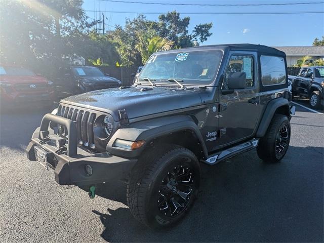 used 2021 Jeep Wrangler car, priced at $19,998