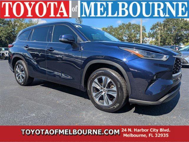 used 2021 Toyota Highlander car, priced at $25,998