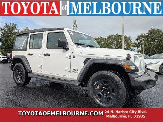 used 2018 Jeep Wrangler Unlimited car, priced at $19,499