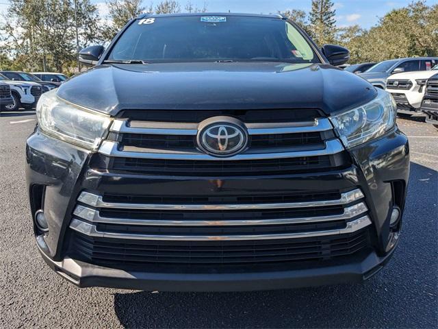 used 2018 Toyota Highlander car, priced at $19,499