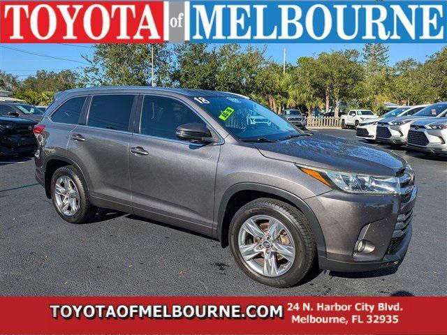 used 2018 Toyota Highlander car, priced at $25,499