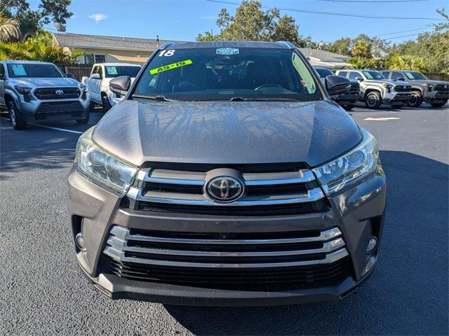 used 2018 Toyota Highlander car, priced at $22,499