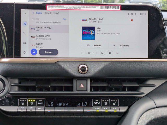 new 2025 Toyota Crown Signia car, priced at $46,677