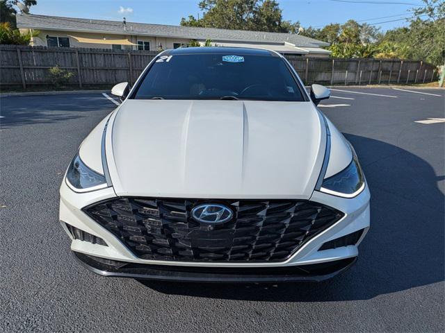 used 2021 Hyundai Sonata car, priced at $14,485