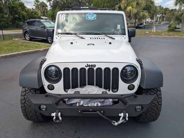 used 2016 Jeep Wrangler Unlimited car, priced at $17,488