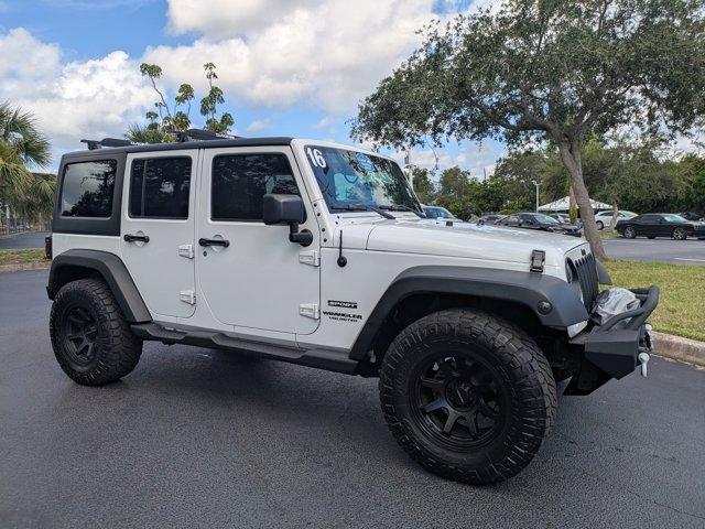 used 2016 Jeep Wrangler Unlimited car, priced at $17,488