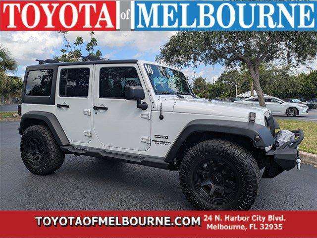 used 2016 Jeep Wrangler Unlimited car, priced at $17,488