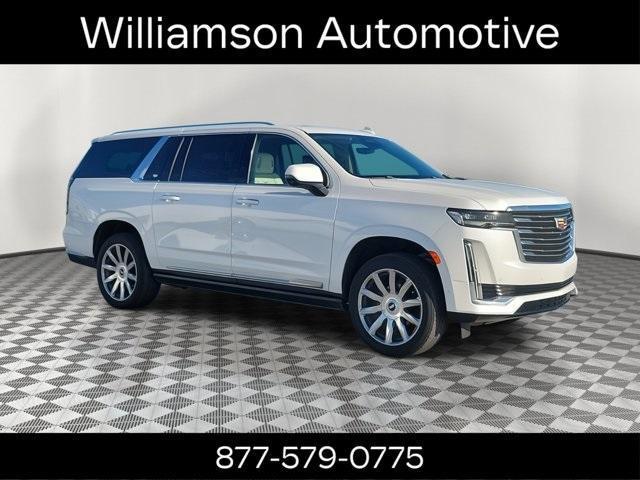 used 2021 Cadillac Escalade ESV car, priced at $73,895