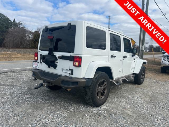 used 2017 Jeep Wrangler Unlimited car, priced at $21,000